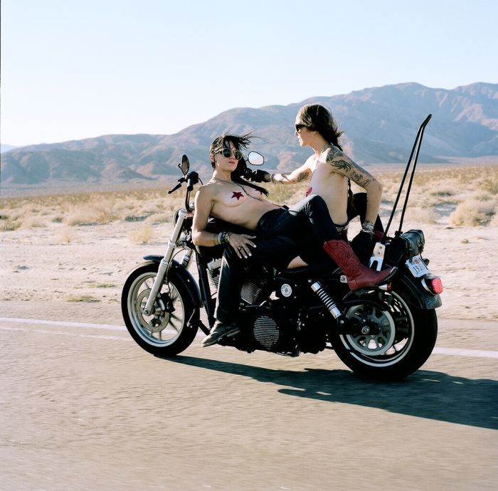 Girls on a motorcycle in Cucuta